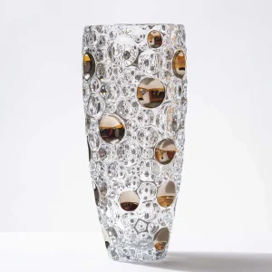 Váza LISBOA PLATINA 35cm - BOHEMIA